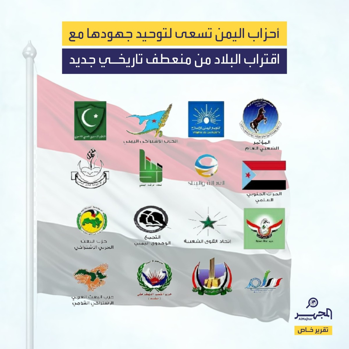 أحزاب اليمن تسعى لتوحيد جهودها مع اقتراب البلاد من منعطف تاريخي جديد (تقرير خاص)