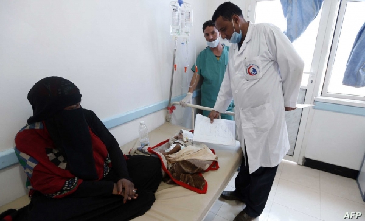 منظمة دولية: أكثر من 20 ألف حالة إصابة بالكوليرا في اليمن