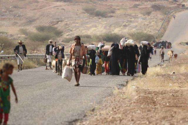 منظمة الهجرة: ارتفاع طفيف في عدد النازحين في اليمن خلال الأسبوع الماضي