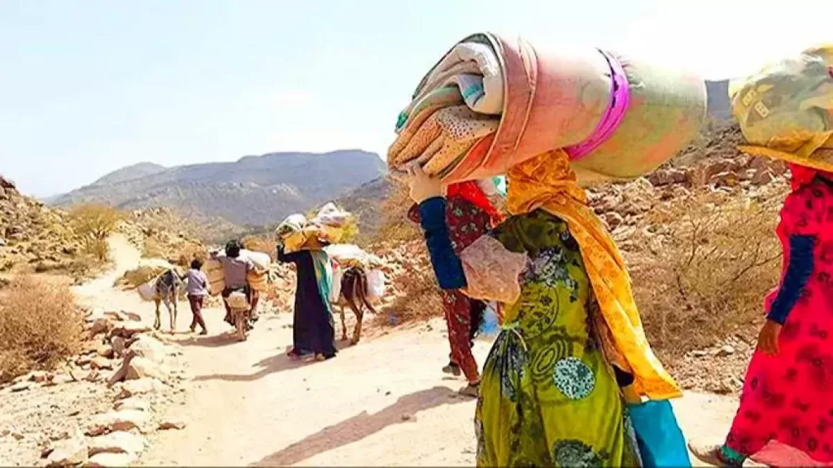 الهجرة الدولية: نزوح 34 أسرة يمنية خلال الأسبوع الماضي