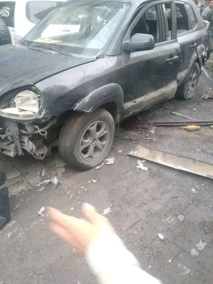 اغتيال ضابط شرطة بانفجار عبوة ناسفة زُرعت في سيارته وسط مدينة تعز