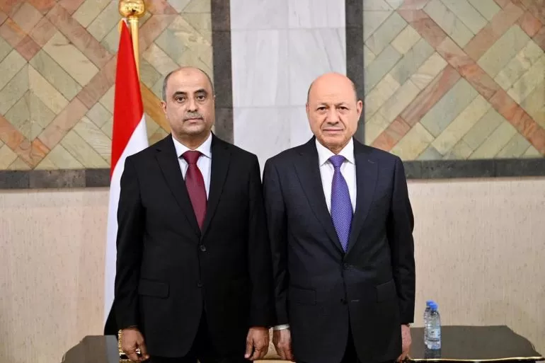 الحكومة اليمنية تؤيد قرارات الرئيس العليمي وتثمن موقف السعودية الداعم للشرعية